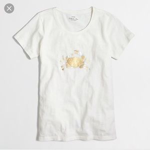 NWT J CREW CRAB COLLECTOR TEE